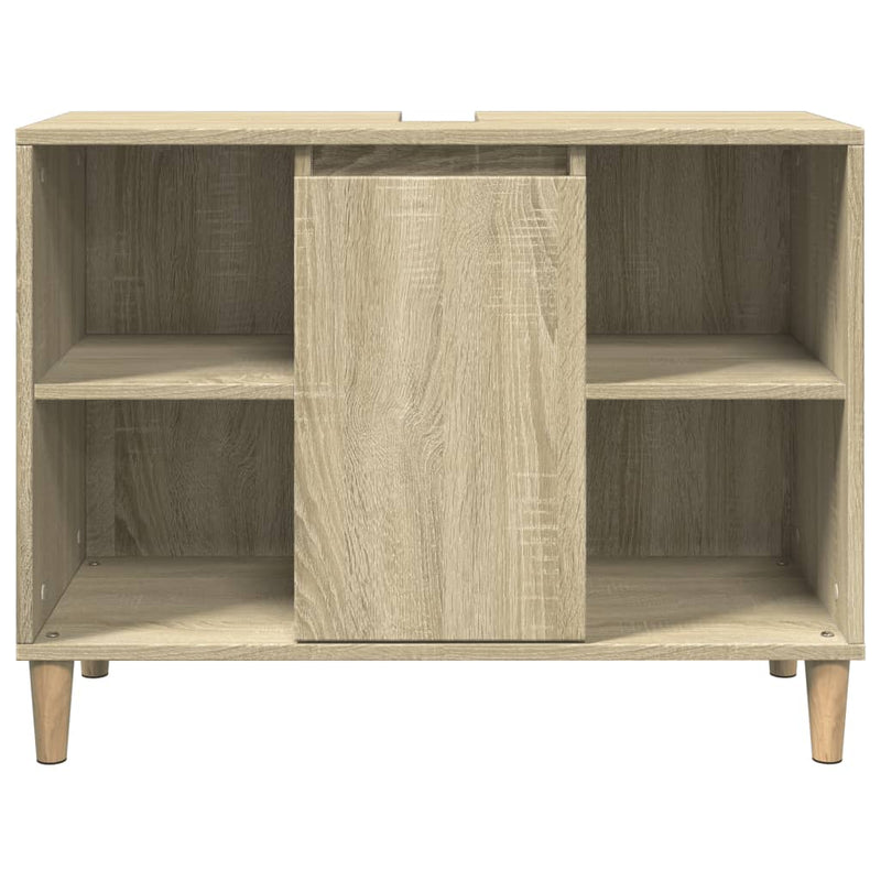 Dulap pentru baie, stejar sonoma, 80x33x60 cm, lemn compozit