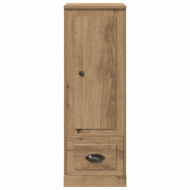 Dulap înalt, stejar artizanal, 36x35,5x103,5 cm, lemn prelucrat