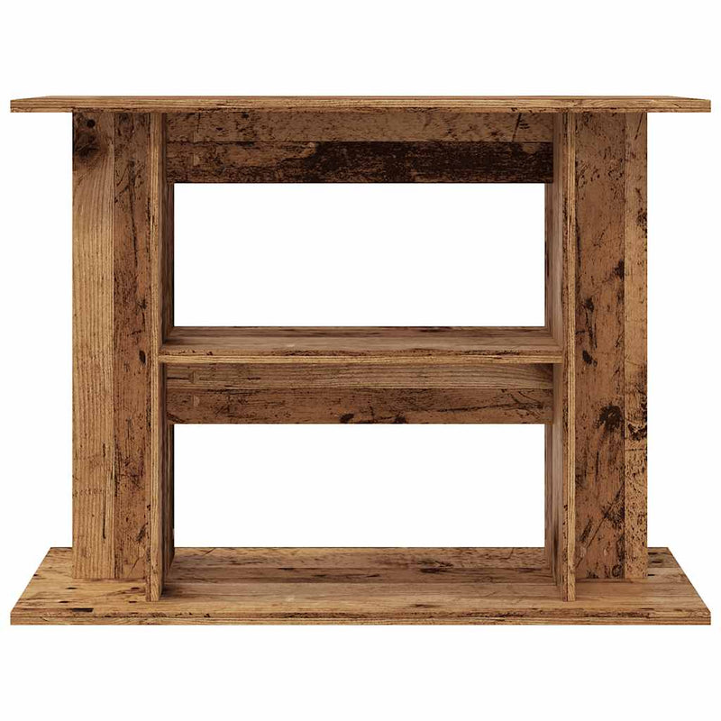 Suport pentru acvariu, lemn vechi, 80x35x60 cm, lemn stratificat