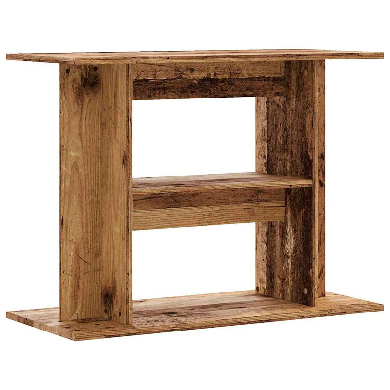 Suport pentru acvariu, lemn vechi, 80x35x60 cm, lemn stratificat