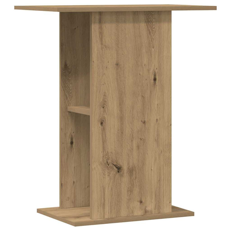 Suport pentru acvariu, lemn stratificat, stejar artizanal, 36x60,5x72,5 cm