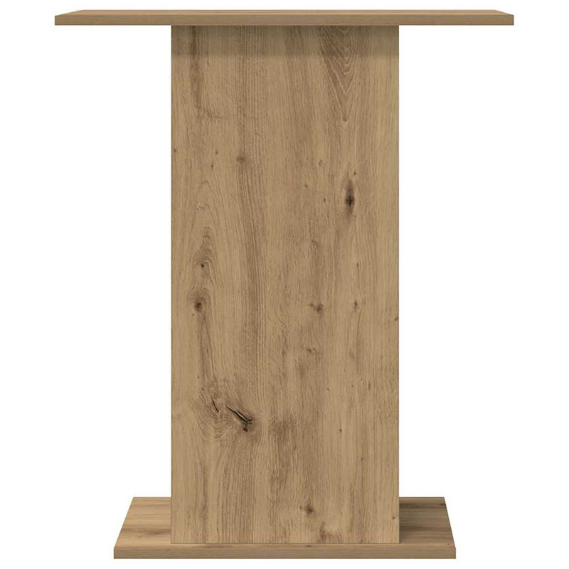 Suport pentru acvariu, lemn stratificat, stejar artizanal, 36x60,5x72,5 cm
