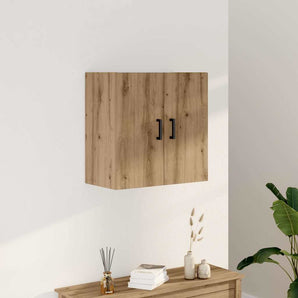 Dulap de perete, stejar artizanal, 60x31x60 cm, lemn prelucrat