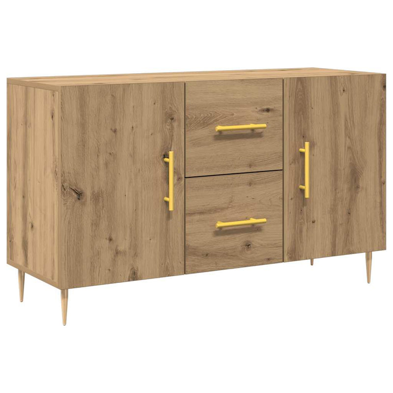 Dulap, stejar artizanal, 100x36x60 cm, lemn prelucrat