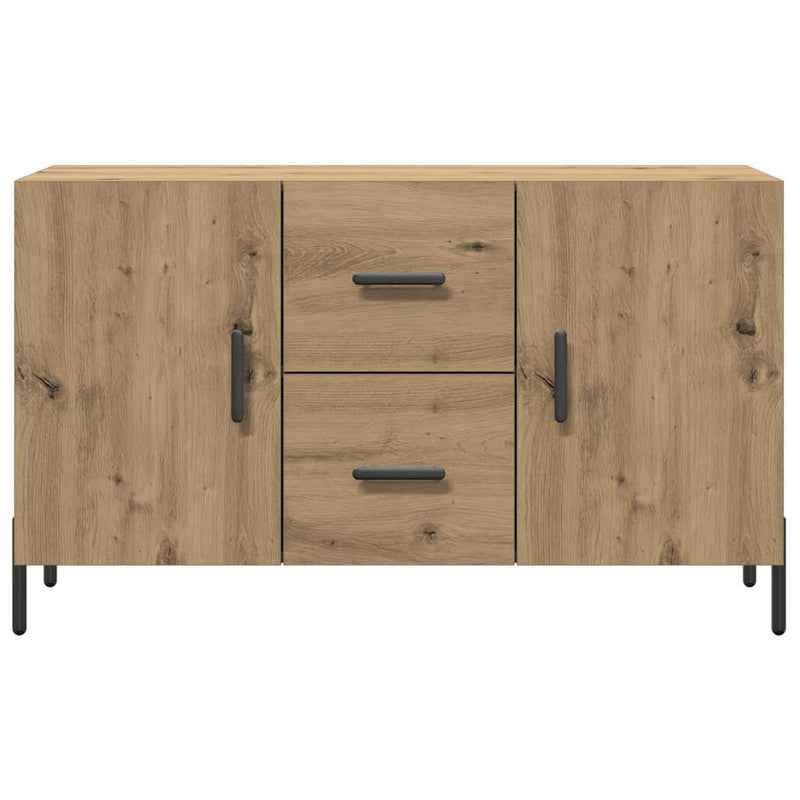 Dulap, stejar artizanal, 100x36x60 cm, lemn prelucrat