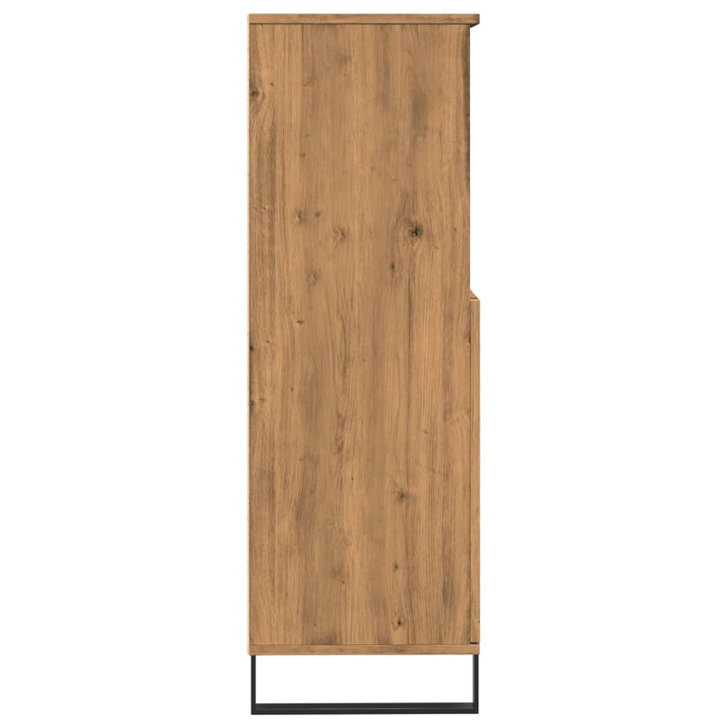 Dulap înalt, stejar artizanal, 60x36x110 cm, lemn prelucrat
