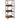 Bibliotecă, lemn vechi, 50x33x117,5 cm, lemn prelucrat