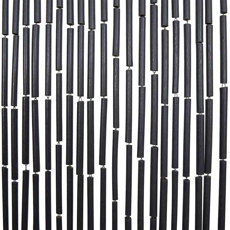 Perdele ușă cu insecte gri închis 120x220 cm bambus