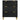 Dulap, negru, 60x33x75 cm, lemn prelucrat