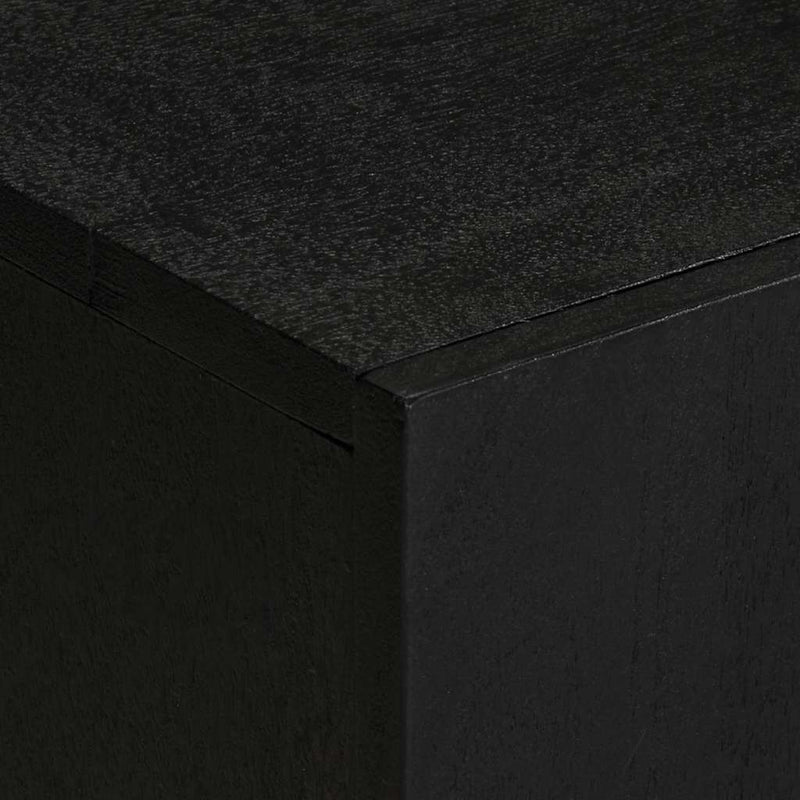 Dulap TV, negru, 105x33x46 cm, lemn prelucrat