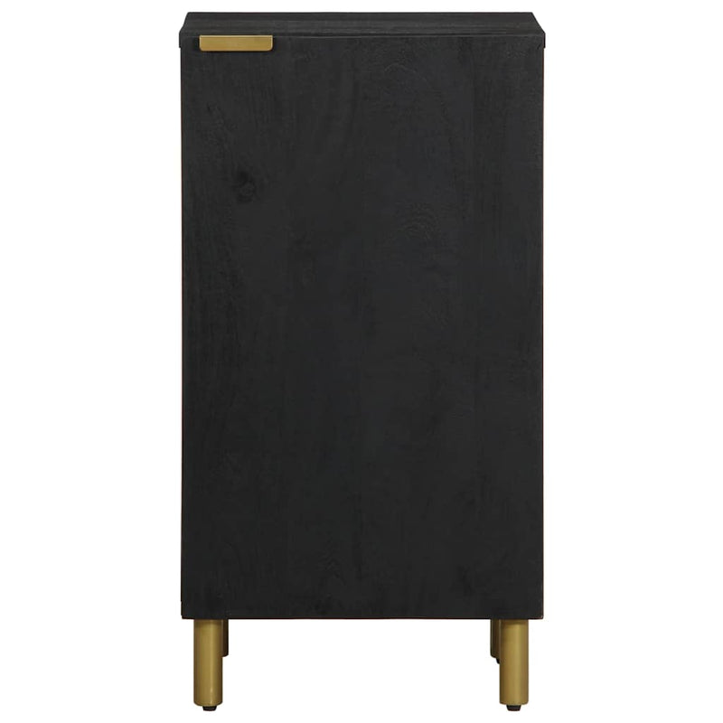 Dulap, negru, 40x33x75 cm, lemn prelucrat