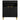 Dulap, negru, 60x33x75 cm, lemn prelucrat