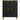 Dulap, negru, 60x33x75 cm, lemn prelucrat
