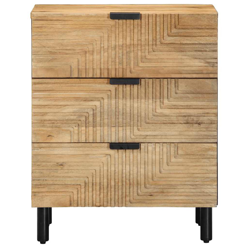 Noptiera maro 50x33x60 cm lemn masiv de mango