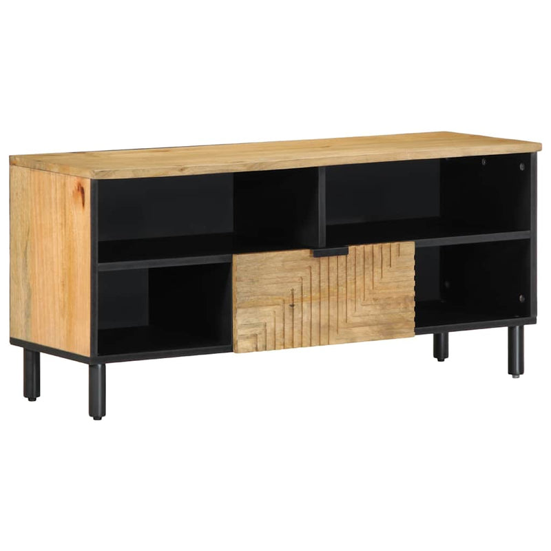 Dulap TV maro 100x33x46 cm lemn masiv de mango