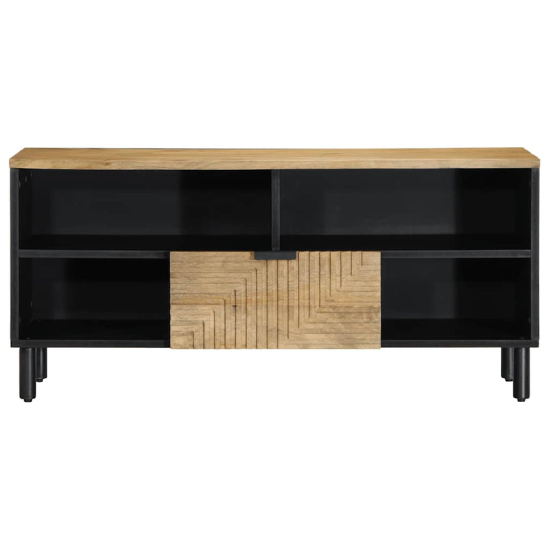 Dulap TV maro 100x33x46 cm lemn masiv de mango
