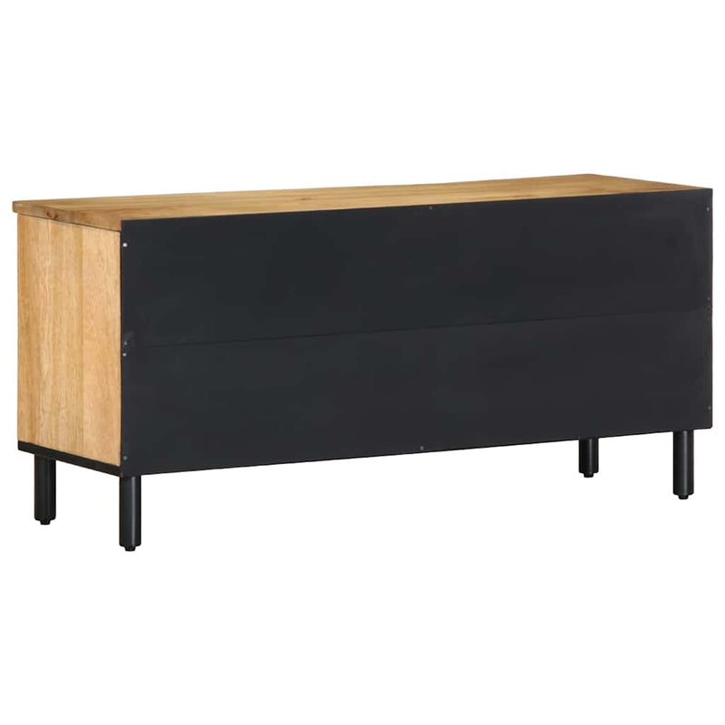 Dulap TV maro 100x33x46 cm lemn masiv de mango