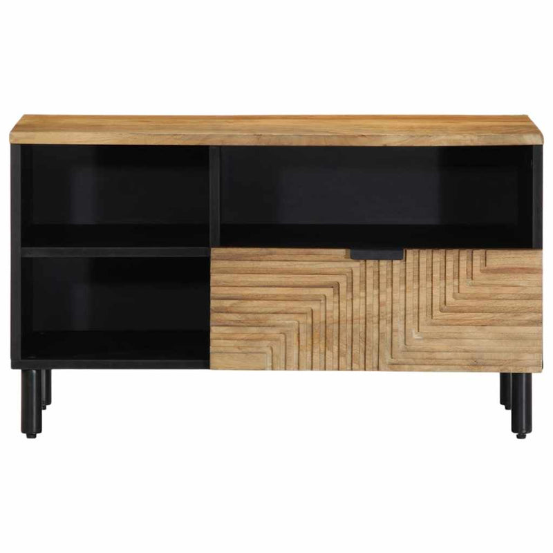 Dulap TV maro 80x33x46 cm lemn masiv de mango