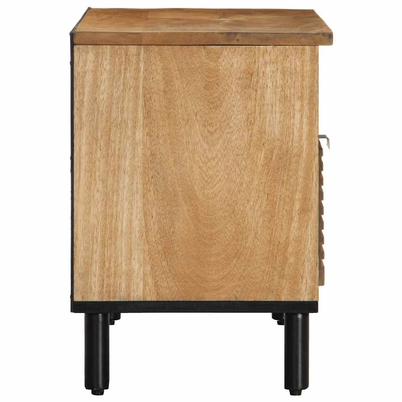 Dulap TV maro 80x33x46 cm lemn masiv de mango