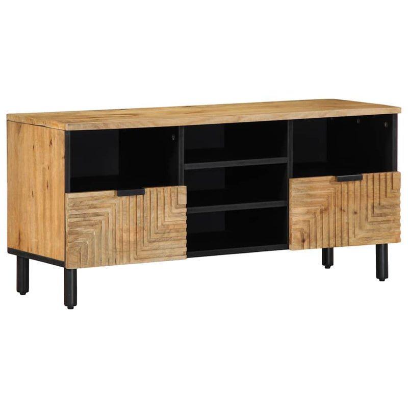 Dulap TV maro 100x33x46 cm lemn masiv de mango