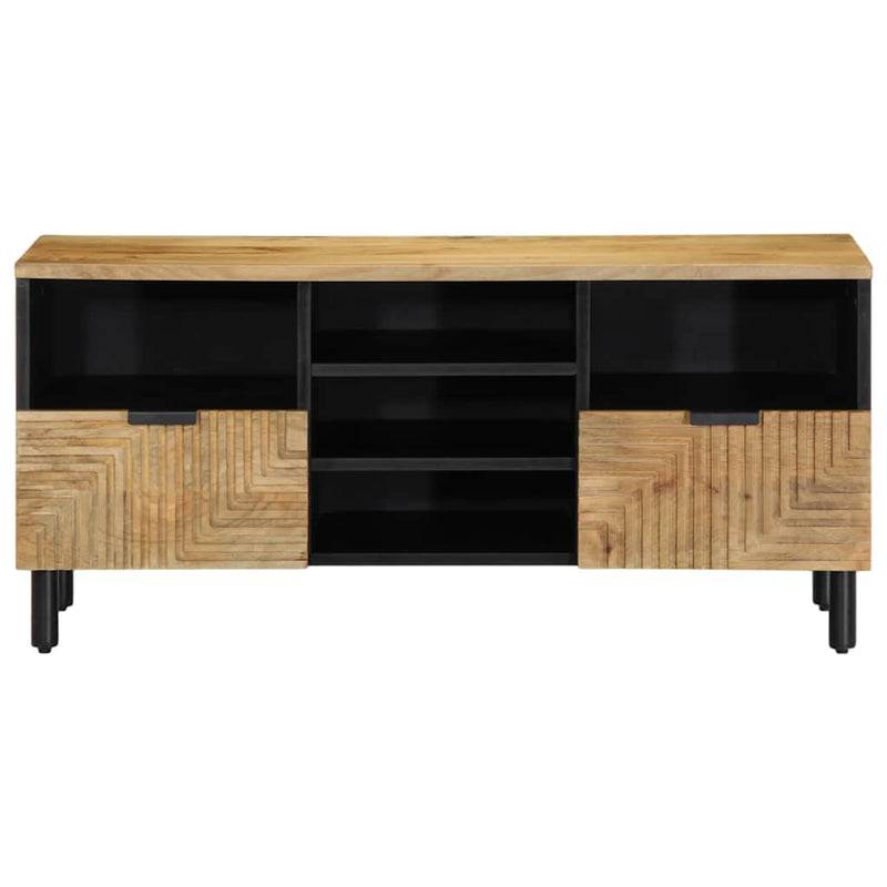 Dulap TV maro 100x33x46 cm lemn masiv de mango