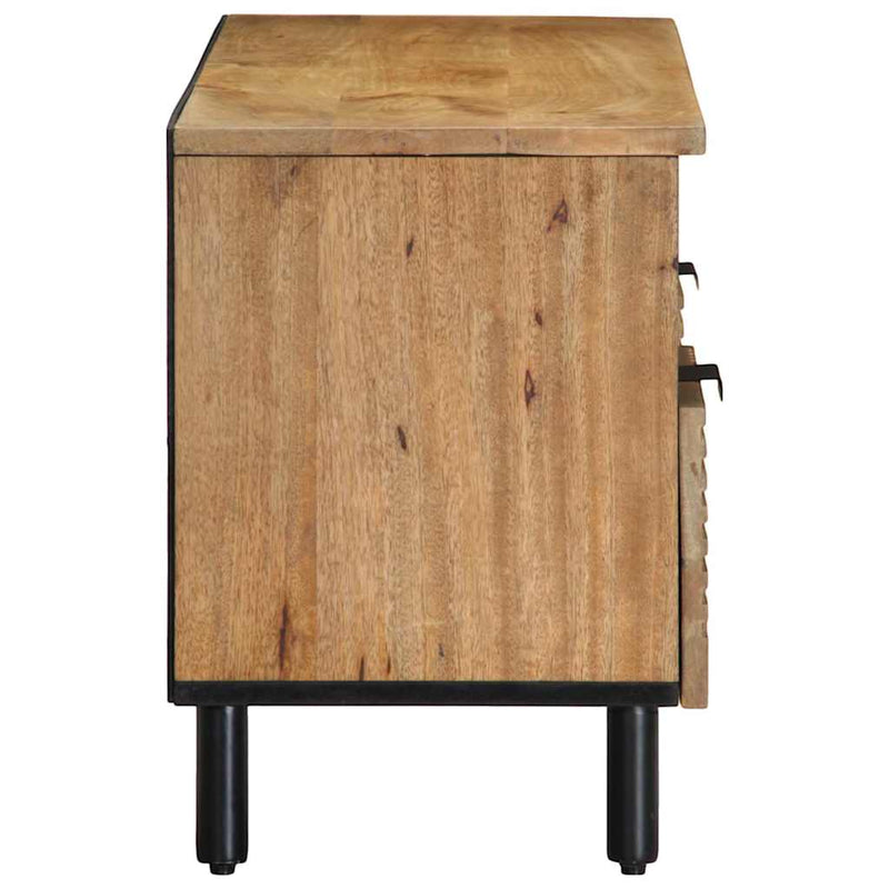 Dulap TV maro 100x33x46 cm lemn masiv de mango