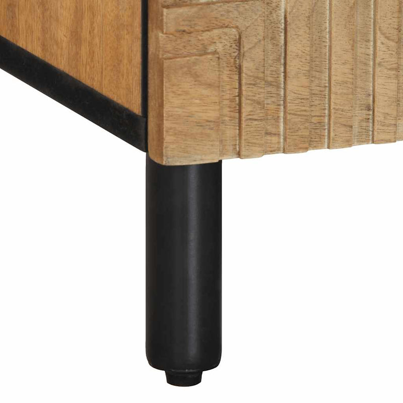 Dulap TV maro 100x33x46 cm lemn masiv de mango