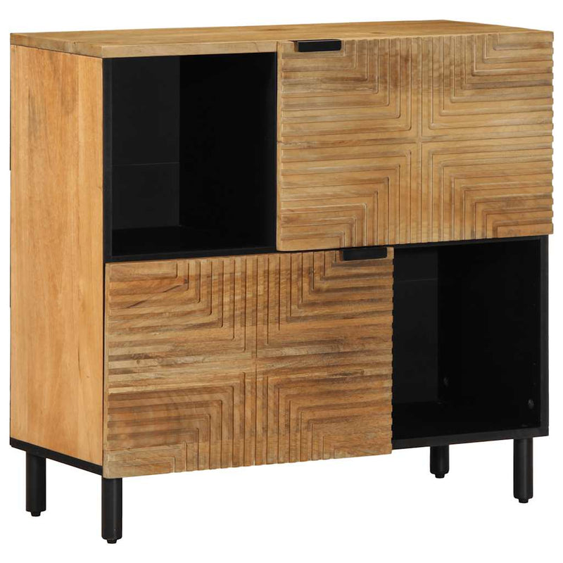 Bufetă maro 80x33x75 cm lemn masiv de mango