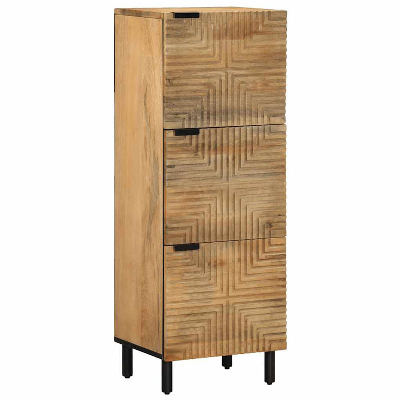 Dulapul maro 40x33x110 cm lemn masiv de mango