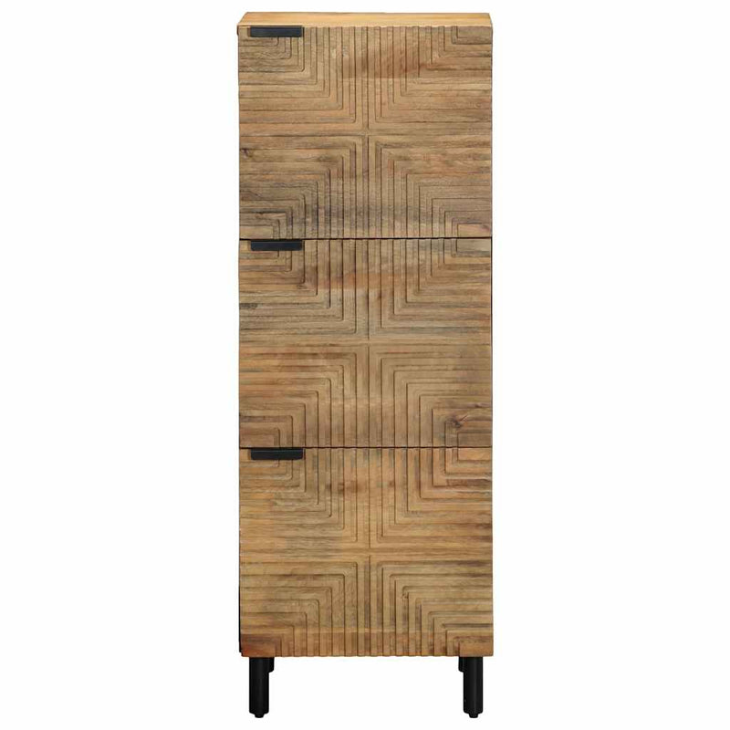Dulapul maro 40x33x110 cm lemn masiv de mango