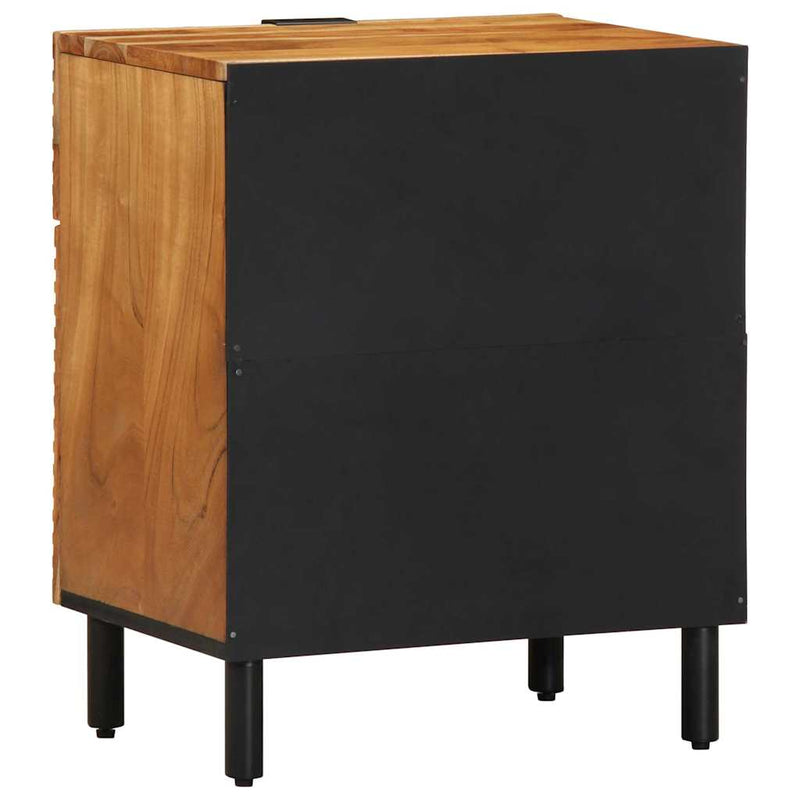 Dulap de pat Maro 50 x 33 x 60 cm Lemn Solid de Acacia