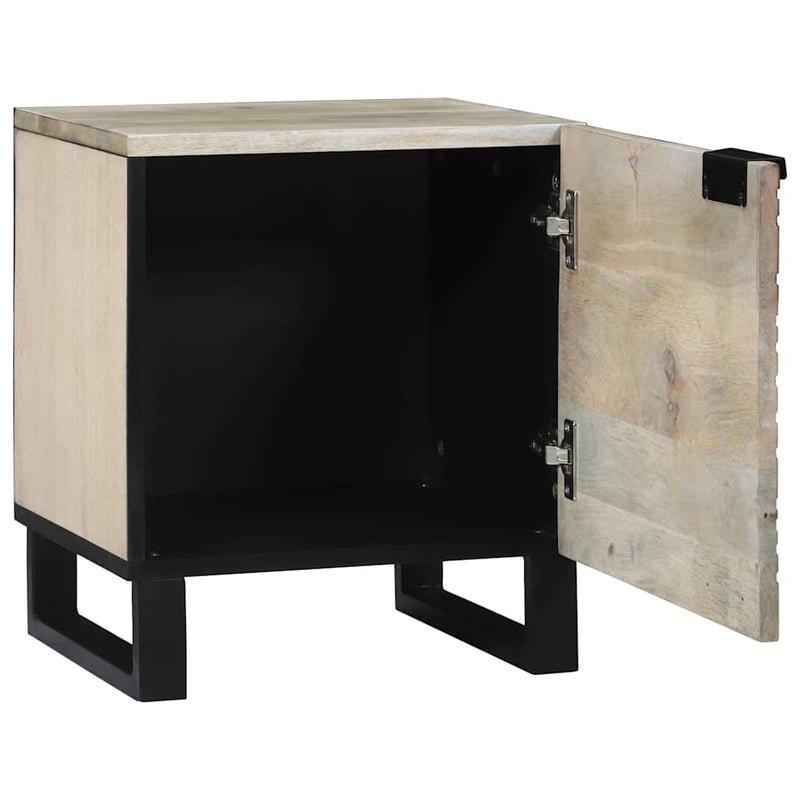Dulap de noapte 2 buc. Alb 40 x 33 x 46 cm Lemn prelucrat