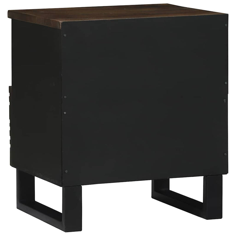 Dulap de noapte castan 40 x 33 x 46 cm Lemn prelucrat