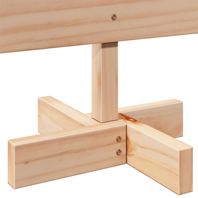 Brad de Crăciun decorativ, 70 cm, lemn masiv