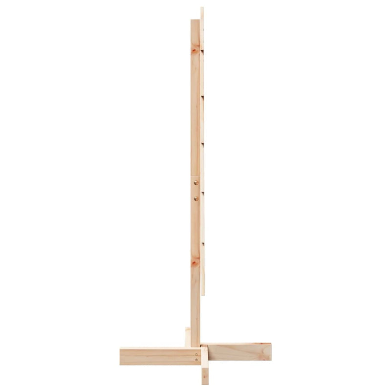 Brad de Crăciun decorativ, 110 cm, lemn masiv