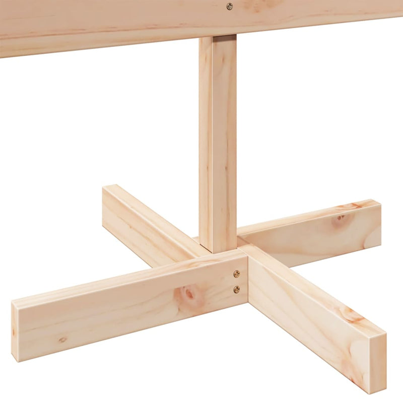 Brad de Crăciun decorativ, 110 cm, lemn masiv