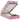 Cadru de pat otoman cu saltea roz 100x200cm catifea