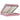 Cadru de pat otoman cu saltea roz 160x200cm catifea