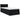 Pat otoman cu saltea negru 100x200 cm stofa