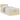 Pat otoman cu saltea crem 100x200 cm stofa