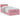 Cadru de pat otoman cu saltea roz 100x200cm catifea