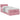 Cadru de pat otoman cu saltea roz 100x200cm catifea
