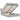 Cadru de pat otoman cu saltea Gri deschis 140x190cm catifea