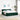 Cadru de pat otoman cu saltea verde închis 160x200cm catifea