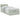 Cadru de pat otoman cu saltea Gri deschis 80x200cm catifea