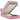 Cadru de pat otoman cu saltea, catifea roz 90x200cm
