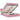 Cadru de pat otoman cu saltea roz 140x190cm catifea