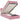 Cadru de pat otoman cu saltea, catifea roz 80x200cm