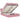Cadru de pat otoman cu saltea roz 140x190cm catifea