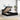 Cadru de pat otoman cu saltele, material negru 160x200cm
